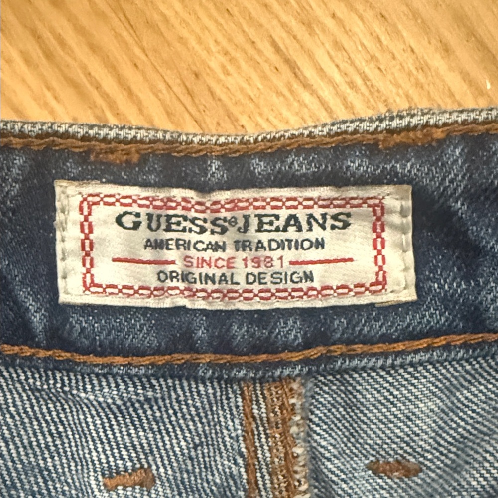 Vintage GUESS Denim Mini Skirt - Picture 2 of 4
